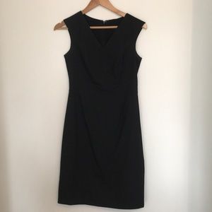 V Neck Min little black dress